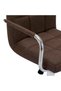 Scaune de bar, 2 buc., maro, material textil - 5