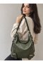 New Casual Model Quality Soft Leather Multi-Section Large Size Back and Shoulder Bag