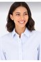 Women's Light Blue Long Sleeve Basic Shirt - 2