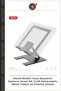 Stand Model: Heat-Resistant Folding Stand XO C136 Foldable Metal Tablet and Phone Stand