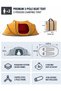 Auto Family Premium 3-Pole Boat Tent, Automatic Pop Up Camping Boat Tent, Portable Outdoor Tent with Spacious Interior, Quick Setup Camping Shelter - 3