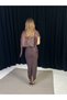 BATWING SLEEVE, DRAPED PEN DRESS - 4