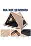 Auto Family Triangle Automatic Camping Tent, Portable Camping Shelter with Zippered Door, Mesh Ventilation Windows and Waterproof-Style Floor - 5