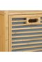Bamboo laundry hamper with shelf - 8