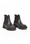 Women's Chelsea Boots 418111 Black Leather - 4