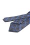 Classic Tie with Blue Shawl Pattern and Pocket Square KK14059 - 3