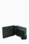 Genuine Leather Horizontal Men's Card Holder 508 - Navy Blue - 3
