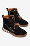 Black Parachute Fabric Women's Casual Sports Boots