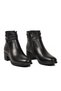Women's Genuine Leather Boots Z352 Black - 4