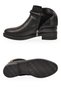 Women's Zip-Up Boots 325165 Black Leather - 5