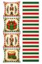 New Year's-Themed Nutcracker and Gift Box Patterned Set of 4 Cushion Covers and Table Runner, 43x43 cm; Reversible with Invisible Zipper, 40x140 cm - 3