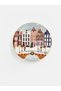 From UZG STORE: A Set of 2 New Year's-Themed Plates with Winter Scenery Embroidery for Style-Conscious Individuals - 4
