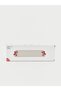 LCW HOME Rectangular Serving Plate with Mixed Bow Details, 28 cm - 2