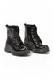 Women's Zip-Up Boots 113 Black Patent Leather - 4