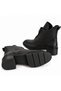 Marven Black Genuine Leather Women's Boots - 5