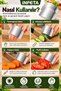 Set of 2 Stainless Steel Finger Protector Cutting Guards, Kitchen Knife Protective Hand Shield - 3