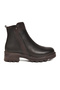 Women's Genuine Leather Boots Z1154 Brown - 2