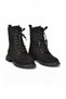 Women's Boots 454117 Black Suede - 4
