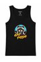 Trash Panda – "Eat Trash" Neon-Colored Raccoon Cartoon-Themed Tank Top