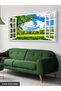 A Window to Nature: Single-Piece Canvas - Canvas Painting - 3