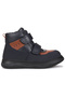 Pol 100% Leather Velcro Boys' Boots - 4
