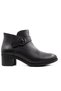 24116 Genuine Leather Black Women's Boots