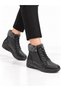 Genuine Leather, Fully Orthopedic, Heel-Supported, Custom-Made, Rubber Non-Slip Sole Women's Boots - 5