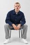 Men's Wool-Look Short Casual Jacket with Pockets and Buttons - 4