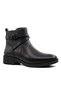 21899 Genuine Leather Black Women's Boots - 2