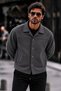 Men’s Shirt Collar, Buttoned, Pocketed Casual Transitional Jacket - 2