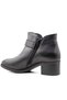 24116 Genuine Leather Black Women's Boots - 4