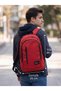 Waterproof Fabric 3-Pocket 2-Water Bottle Compartment Everyday Backpack: Height 44, Width 26, Depth 17 cm