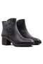 103 Genuine Leather Black Women's Boots - 5