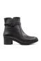 24113 Genuine Leather Black Women's Boots