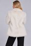 Medium-Sized Long-Haired Fur-Trimmed Coat with Hidden Buttons - 4
