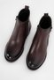 Jimmy Women's Genuine Leather Stitched Detailed Two-Zipper Heeled Boots B4770 - 5