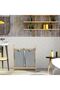 Double Laundry Basket with Shelf - 2