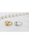 Custom-Designed Silver-Toned Minimalist Ring BEZOSS - 2