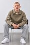 Men's Wool-Look Short Casual Jacket with Pockets and Buttons - 6