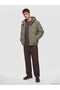 STANDART Fit Men's Hooded Puffer Coat - 3