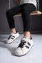 Children's Sneakers with Velcro, Coop, White-Black - 3