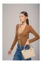 Unisex Shoulder Bag Ccs London 17844 Beige - 2