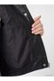 Women's Leather-Look Jacket with Mock Neck - 5