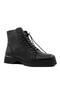37153 Genuine Leather Black Women's Boots - 2