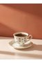 Embossed Porcelain Coffee Cup Set, 90 ml