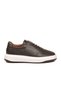 Men's Genuine Leather Sneakers 272304 Brown - 2
