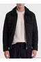 Trendy Picks from Kübra Butik: STANDARD Fit Plush Collar Men’s Coat with Yoke Detail - 4