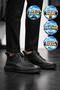 Men's Genuine Leather Boots 26K554-1 Black