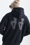 Oversize back printed sweatshirt - 4