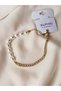 Pearl Waterway İnciyolu Elegant Gold-Toned Stainless Steel Bracelet - 4